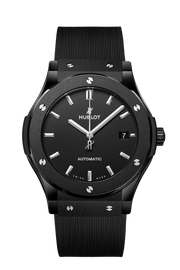 Hublot Classic Fusion Black Magic 511.CM.1171.RX - cassa ceramica nera - cinturino gomma nera - quadrante nero con datario